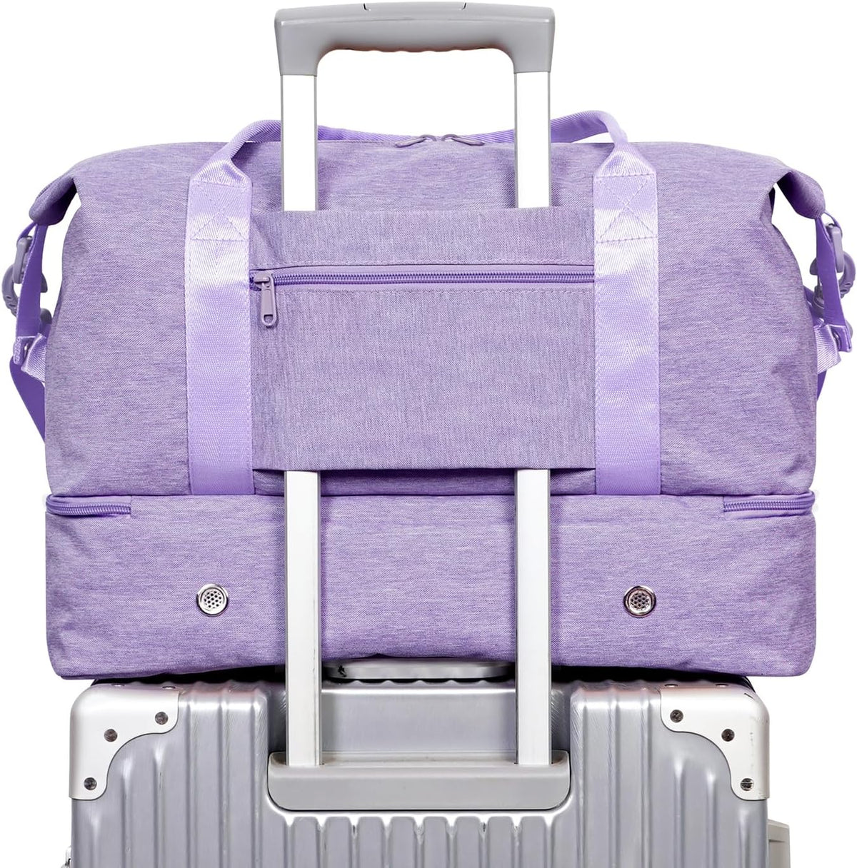 Personal Item Travel Bag, Carry On Weekender Bag for Women | 18x14x8 inches, Frontier Underseat Fit, Shoe Compartment, Weekend Overnight Trips