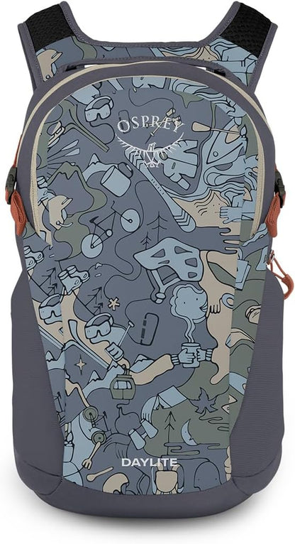 Daylite Commuter Backpack, Euphoria Flowing Print/Soundwave Grey - Colors B