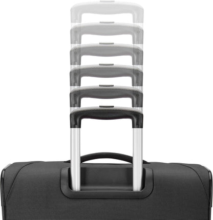4 KIX 3.0 Carry-On Softside Expandable Luggage with 4 Spinner Wheels, Sapphire Blue