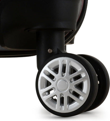 Expandable Hardside Spinner Luggage, Black, 21" Carry-on