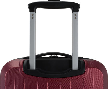 Expandable Hardside Spinner Luggage, Black, 21" Carry-on