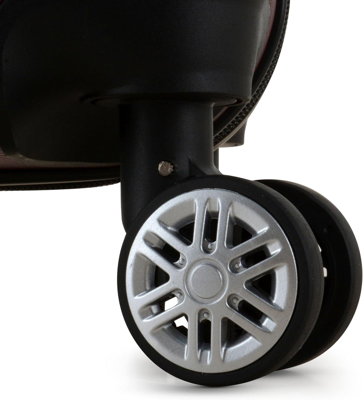Expandable Hardside Spinner Luggage, Black, 21" Carry-on