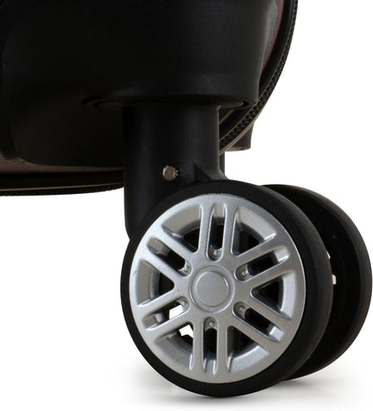 Expandable Hardside Spinner Luggage, Black, 21" Carry-on
