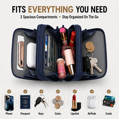 Crossbody Cellphone Purse Women Touch Screen Bag RFID Blocking Wallet Handbag Shoulder Strap