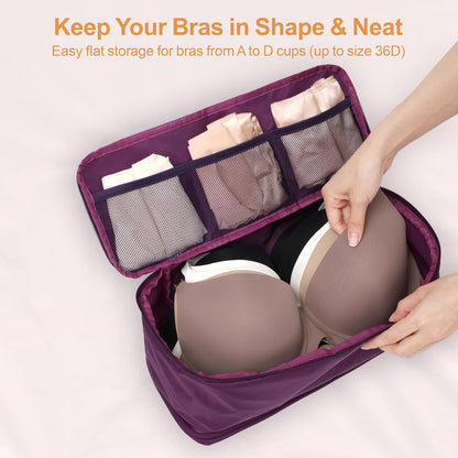 Travel Underwear Organizer Bag, Lightweight Bra Organizer Travel Bag, Bundle