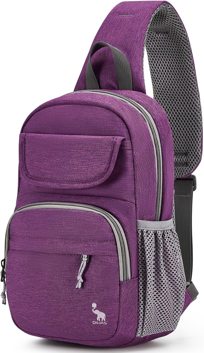 Sling Bag Crossbody Backpack for Men, One Strap Backpack Hiking Daypack Chest Bag for Women