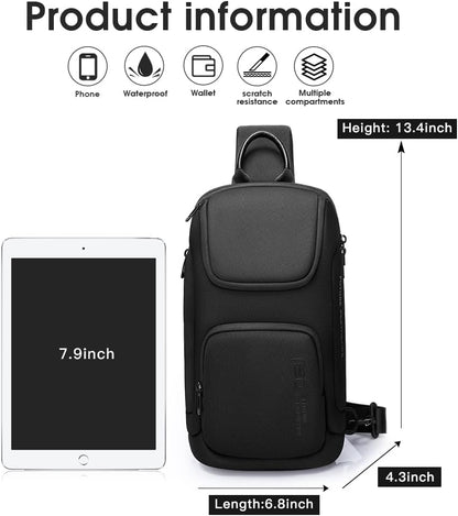 Sling Bag for Men,Shoulder bags Crossbody Sling Backpack for Men and Women
