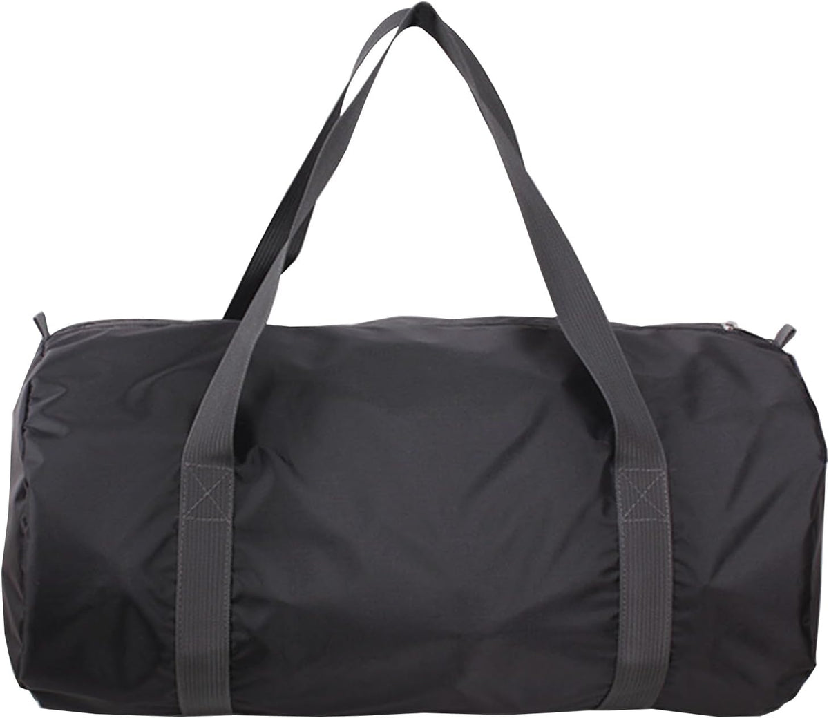 Travel Bag Foldable,Portable Lightweight Gym Bag,Sports Duffel Bags for Women&Men - for Camp, Fitness, and Short tours, shopping (Black, S)
