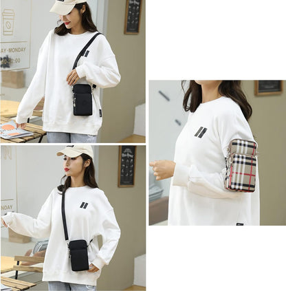 Women Crossbody Cell Phone Purse Case Armband Bag for iPhone 12 13 Mini 14 15 Plus 11 Pro Max Google Pixel 6a 7a 8a 6 7 8 Pro