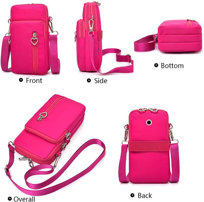 Women Crossbody Cell Phone Purse Case Armband Bag for iPhone 12 13 Mini 14 15 Plus 11 Pro Max Google Pixel 6a 7a 8a 6 7 8 Pro