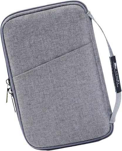 Passports Holder Travel Organizers with Multiple Pockets for Documents and Cards Oxford Fabric Storage Bag Wear Travel Document Holder