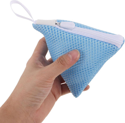10pcs Mesh Laundry Bags for Washing Machine High Density Polyester Protective Laundry Net Bags for Delicates and Underwear, Zippered Organizer Pouches for Dormitories and Travel