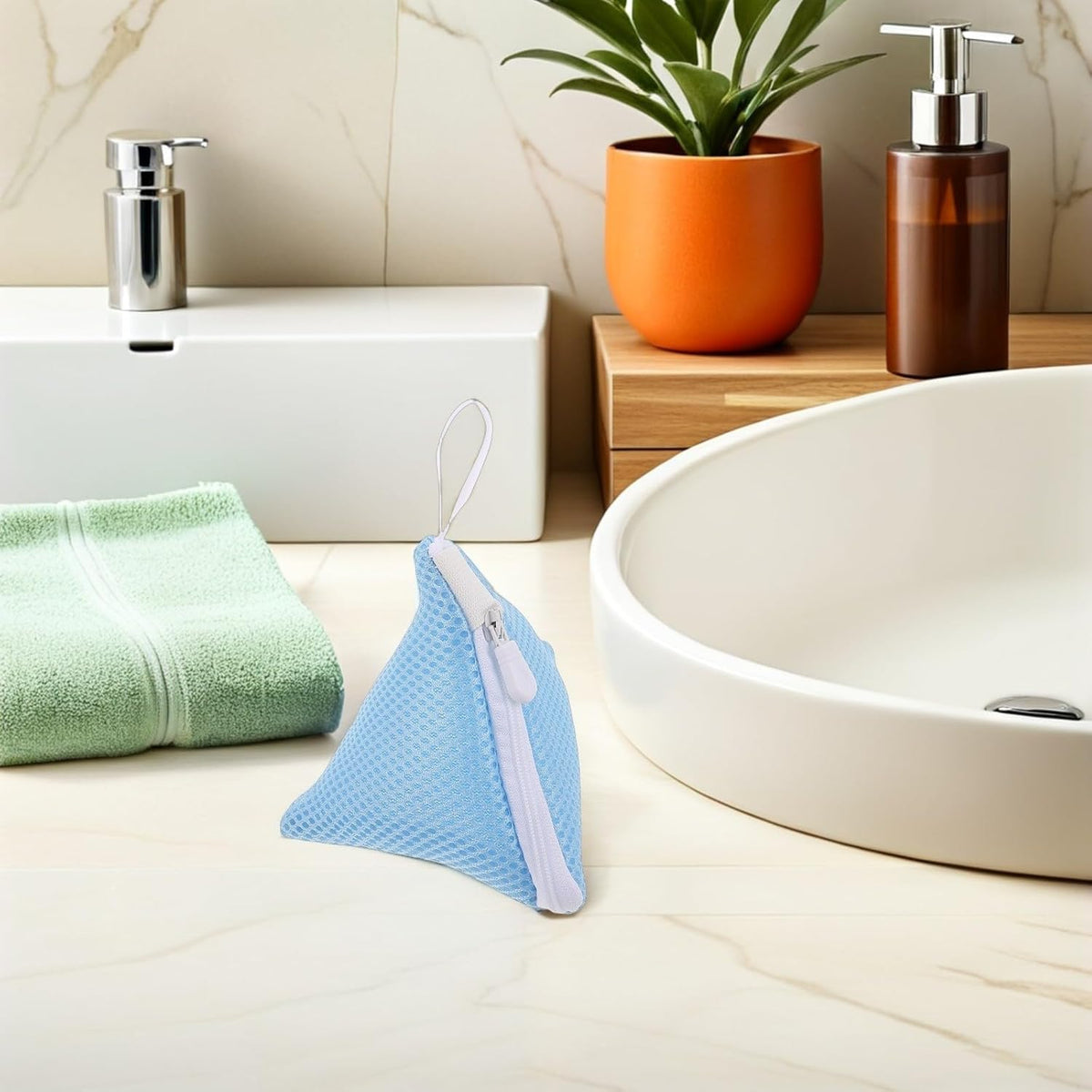 10pcs Mesh Laundry Bags for Washing Machine High Density Polyester Protective Laundry Net Bags for Delicates and Underwear, Zippered Organizer Pouches for Dormitories and Travel