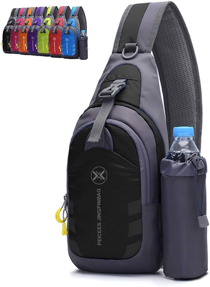 Chest Crossbody Sling Backpack Bag Travel Bike Gym Daypack for Women Men