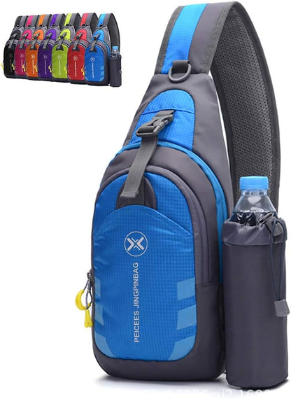 Chest Crossbody Sling Backpack Bag Travel Bike Gym Daypack for Women Men