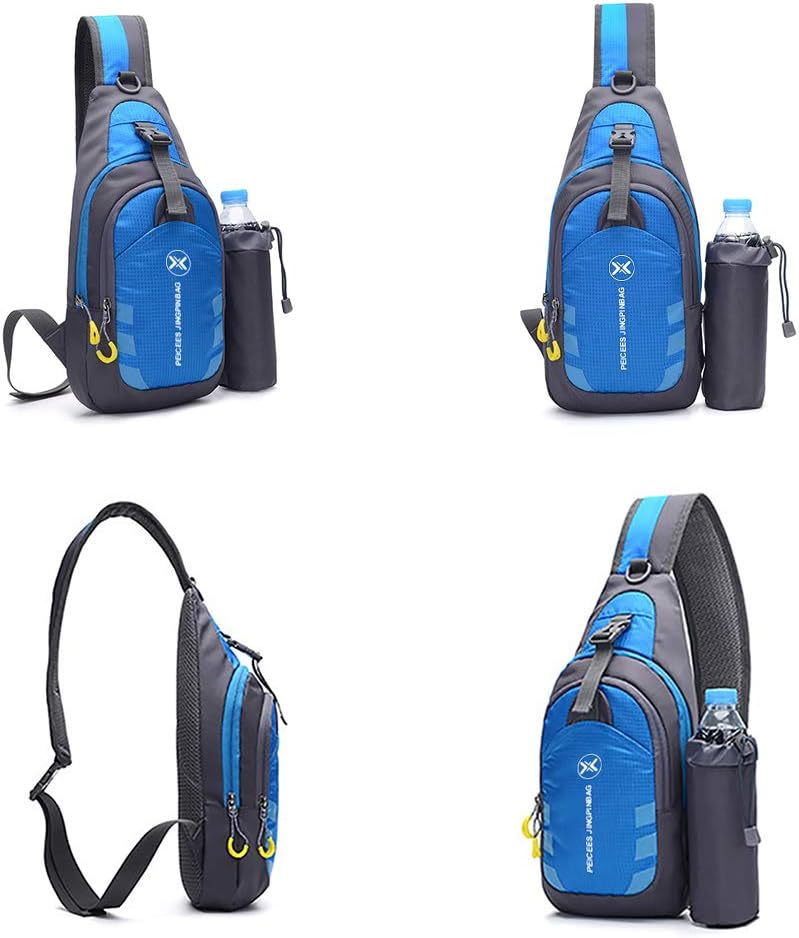 Chest Crossbody Sling Backpack Bag Travel Bike Gym Daypack for Women Men