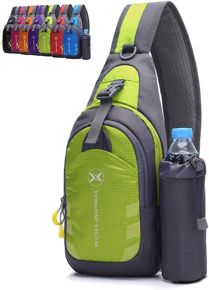 Chest Crossbody Sling Backpack Bag Travel Bike Gym Daypack for Women Men