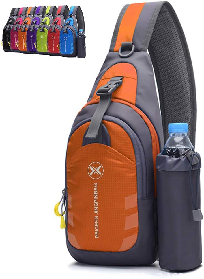 Chest Crossbody Sling Backpack Bag Travel Bike Gym Daypack for Women Men