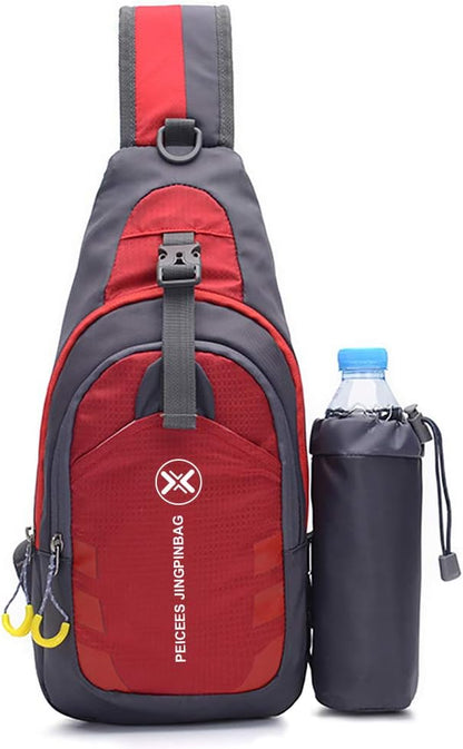 Chest Crossbody Sling Backpack Bag Travel Bike Gym Daypack for Women Men