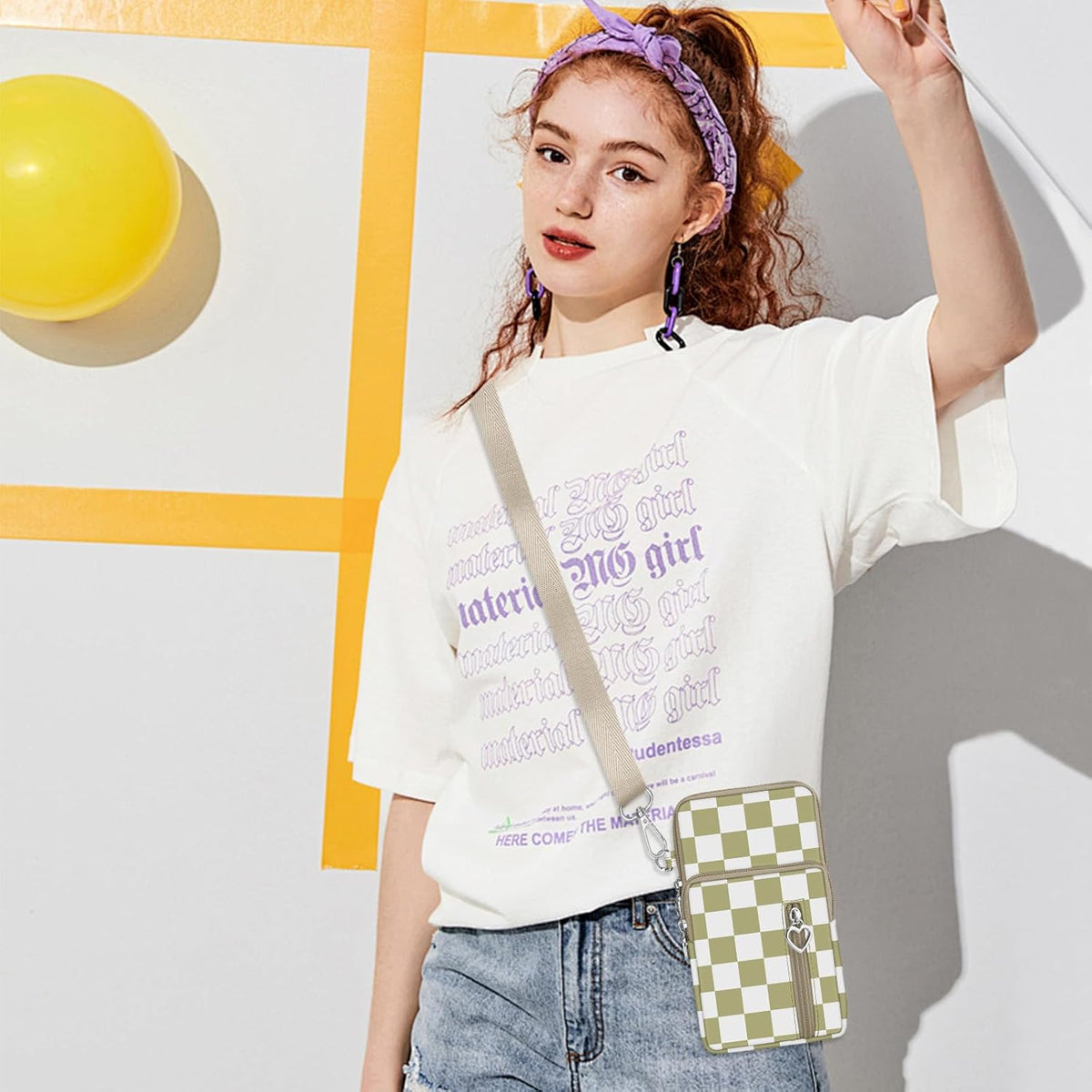 Small Crossbody Bags for Women Travel Pouch Shoulder Bag Cell Phone Purse with Adjustable Strap
