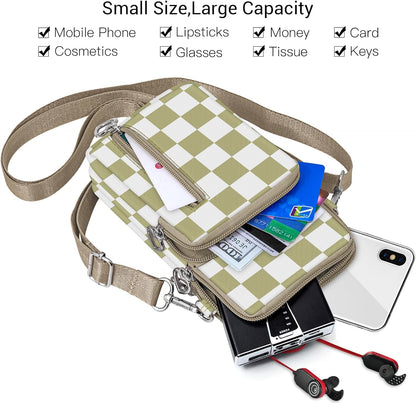 Small Crossbody Bags for Women Travel Pouch Shoulder Bag Cell Phone Purse with Adjustable Strap