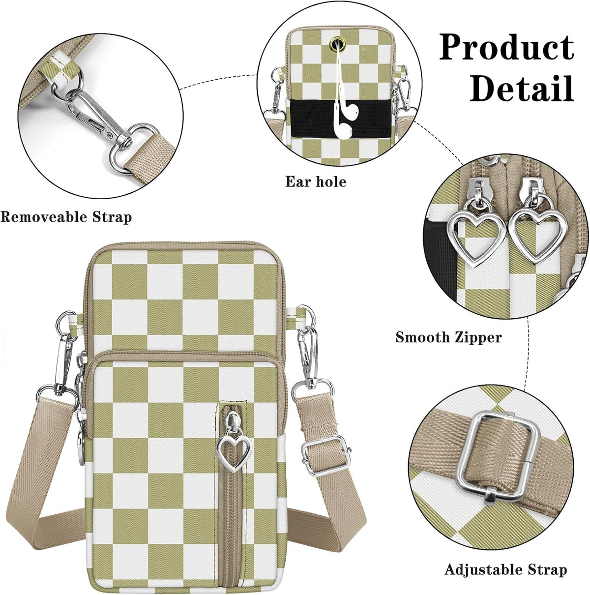 Small Crossbody Bags for Women Travel Pouch Shoulder Bag Cell Phone Purse with Adjustable Strap