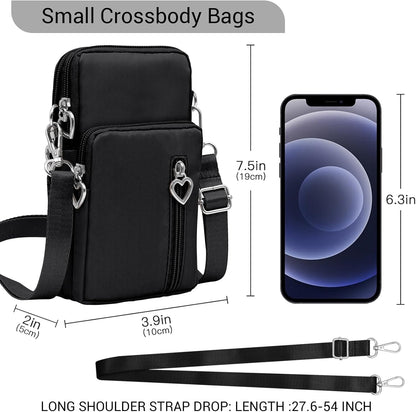 Small Crossbody Bags for Women Travel Pouch Shoulder Bag Cell Phone Purse with Adjustable Strap