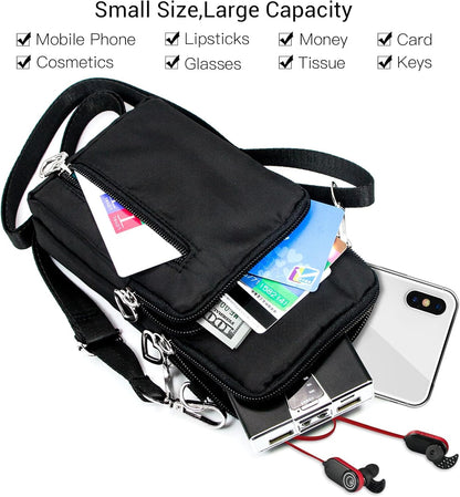 Small Crossbody Bags for Women Travel Pouch Shoulder Bag Cell Phone Purse with Adjustable Strap