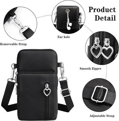 Small Crossbody Bags for Women Travel Pouch Shoulder Bag Cell Phone Purse with Adjustable Strap