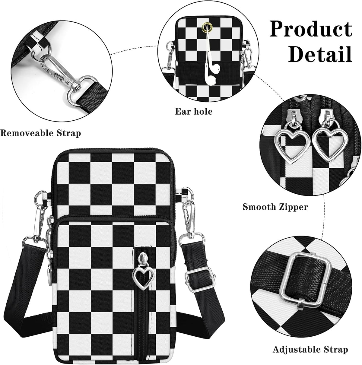 Small Crossbody Bags for Women Travel Pouch Shoulder Bag Cell Phone Purse with Adjustable Strap