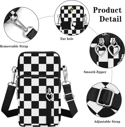 Small Crossbody Bags for Women Travel Pouch Shoulder Bag Cell Phone Purse with Adjustable Strap