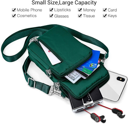 Small Crossbody Bags for Women Travel Pouch Shoulder Bag Cell Phone Purse with Adjustable Strap