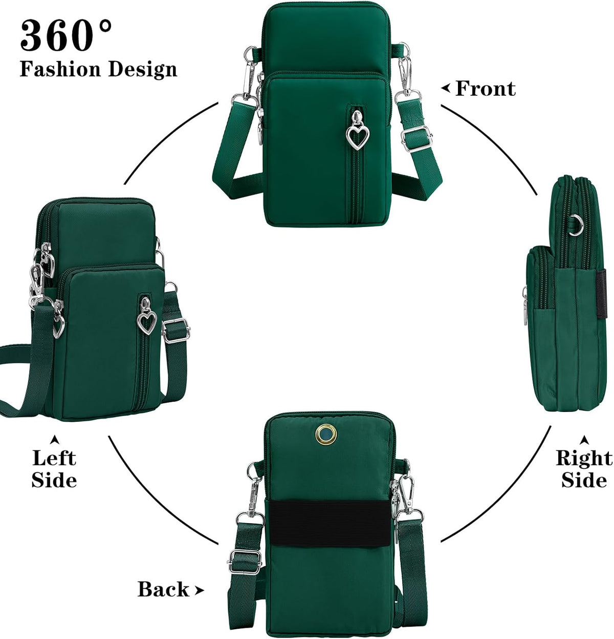 Small Crossbody Bags for Women Travel Pouch Shoulder Bag Cell Phone Purse with Adjustable Strap