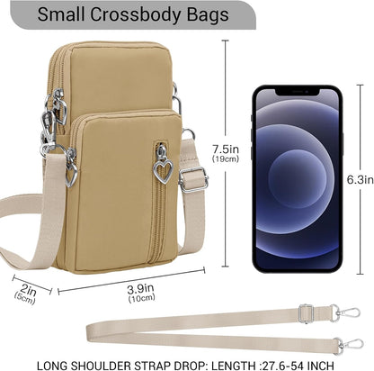 Small Crossbody Bags for Women Travel Pouch Shoulder Bag Cell Phone Purse with Adjustable Strap