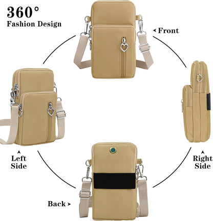 Small Crossbody Bags for Women Travel Pouch Shoulder Bag Cell Phone Purse with Adjustable Strap