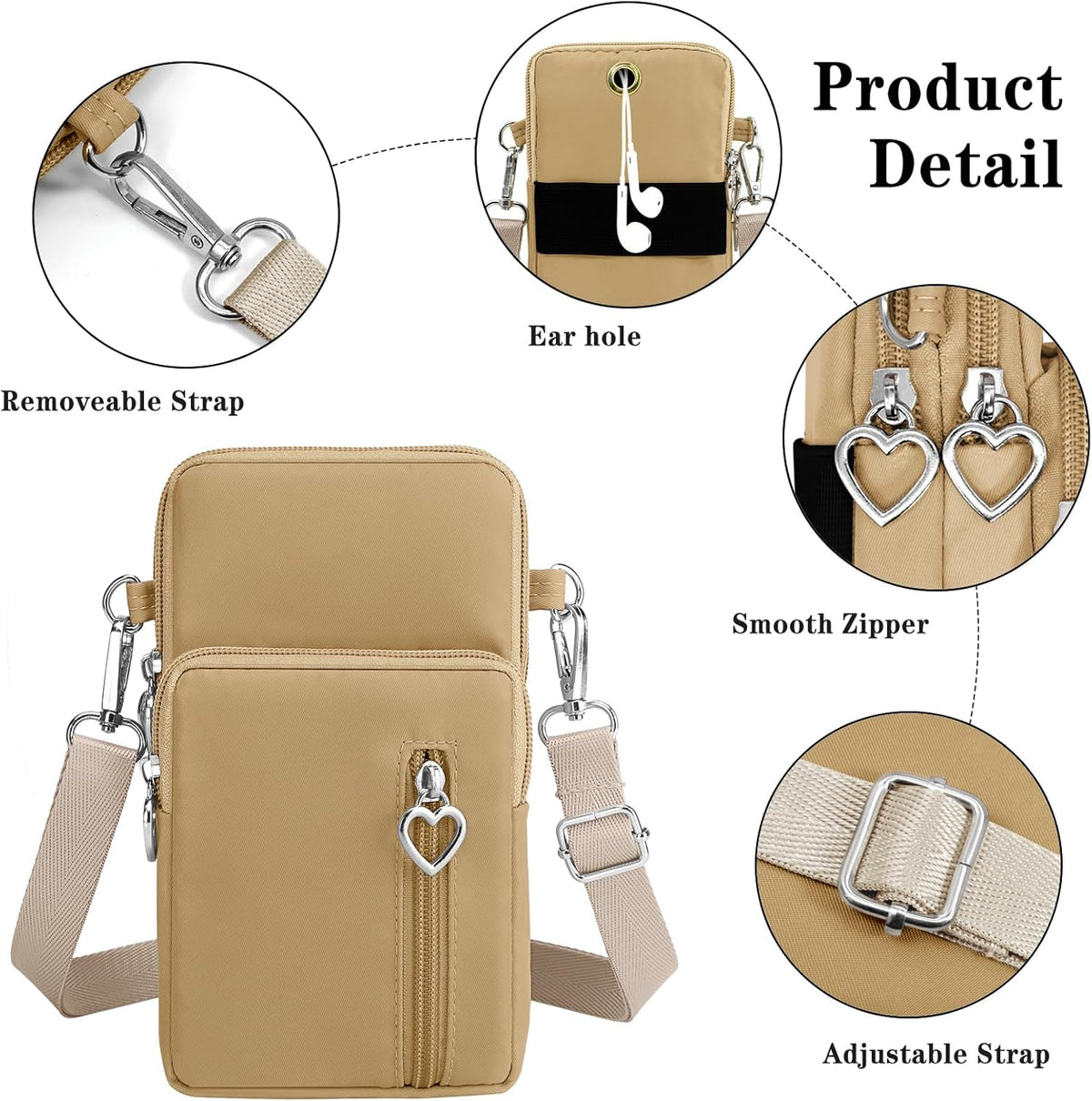 Small Crossbody Bags for Women Travel Pouch Shoulder Bag Cell Phone Purse with Adjustable Strap