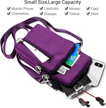 Small Crossbody Bags for Women Travel Pouch Shoulder Bag Cell Phone Purse with Adjustable Strap