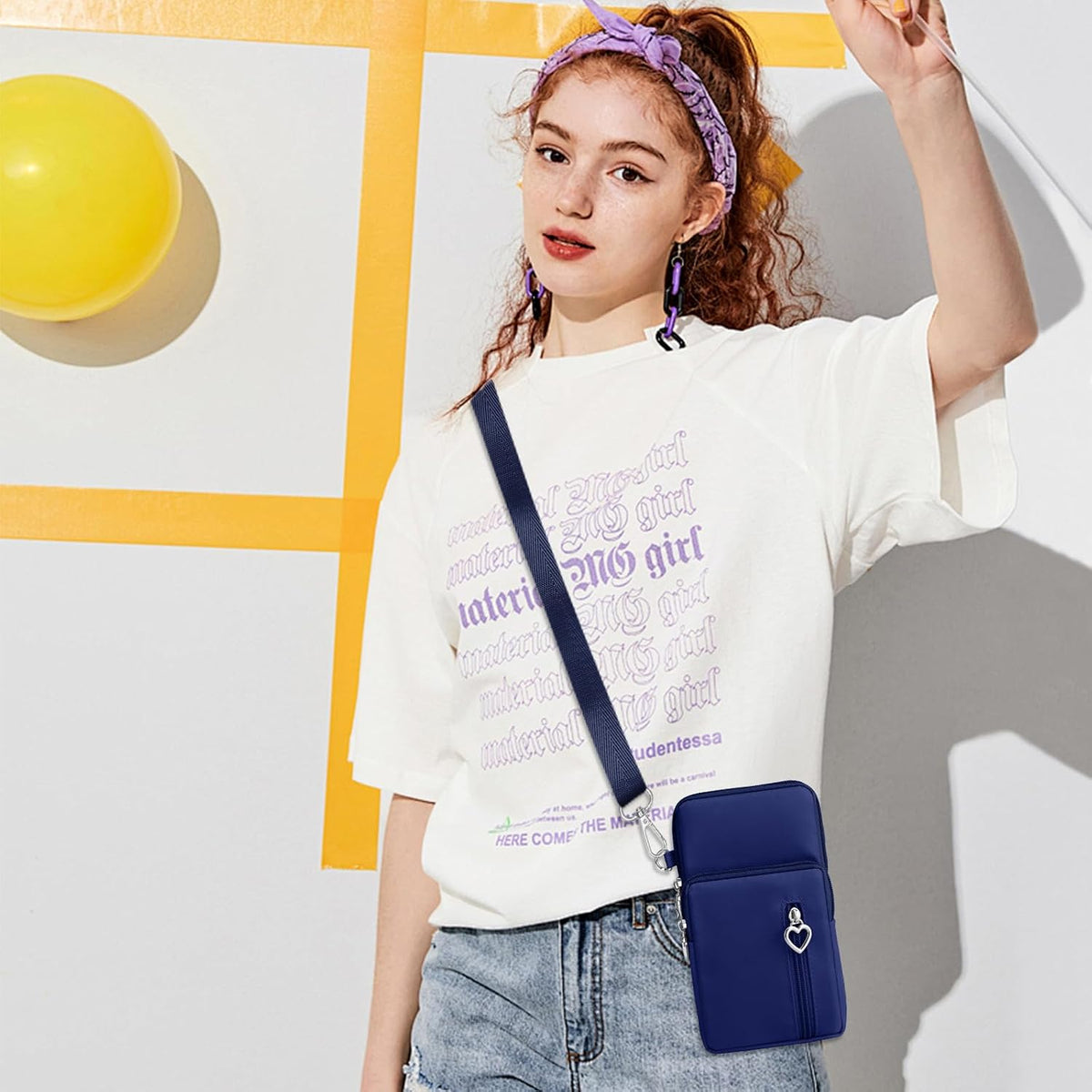 Small Crossbody Bags for Women Travel Pouch Shoulder Bag Cell Phone Purse with Adjustable Strap