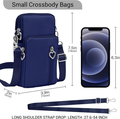 Small Crossbody Bags for Women Travel Pouch Shoulder Bag Cell Phone Purse with Adjustable Strap