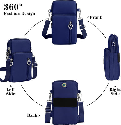 Small Crossbody Bags for Women Travel Pouch Shoulder Bag Cell Phone Purse with Adjustable Strap