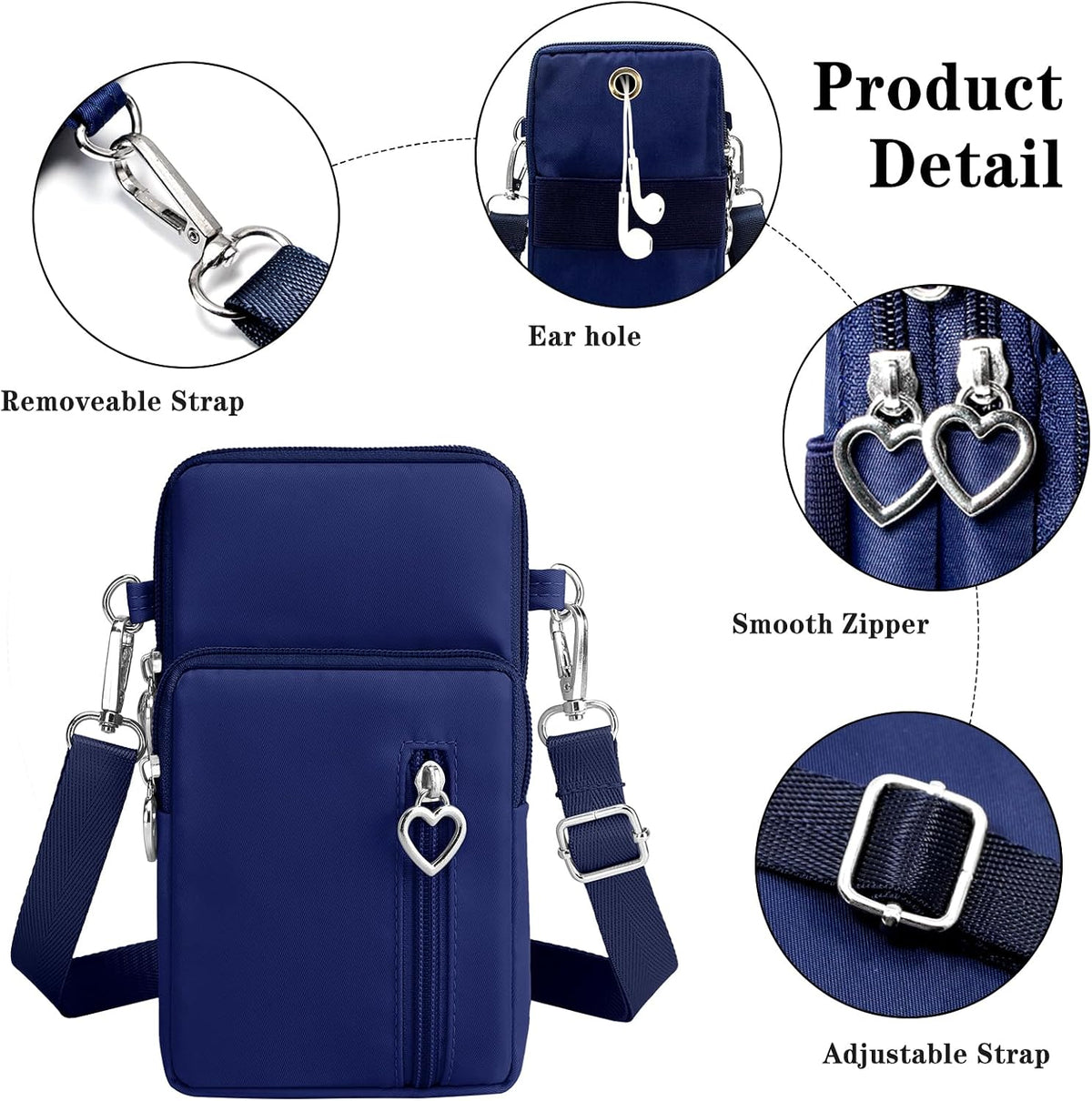 Small Crossbody Bags for Women Travel Pouch Shoulder Bag Cell Phone Purse with Adjustable Strap