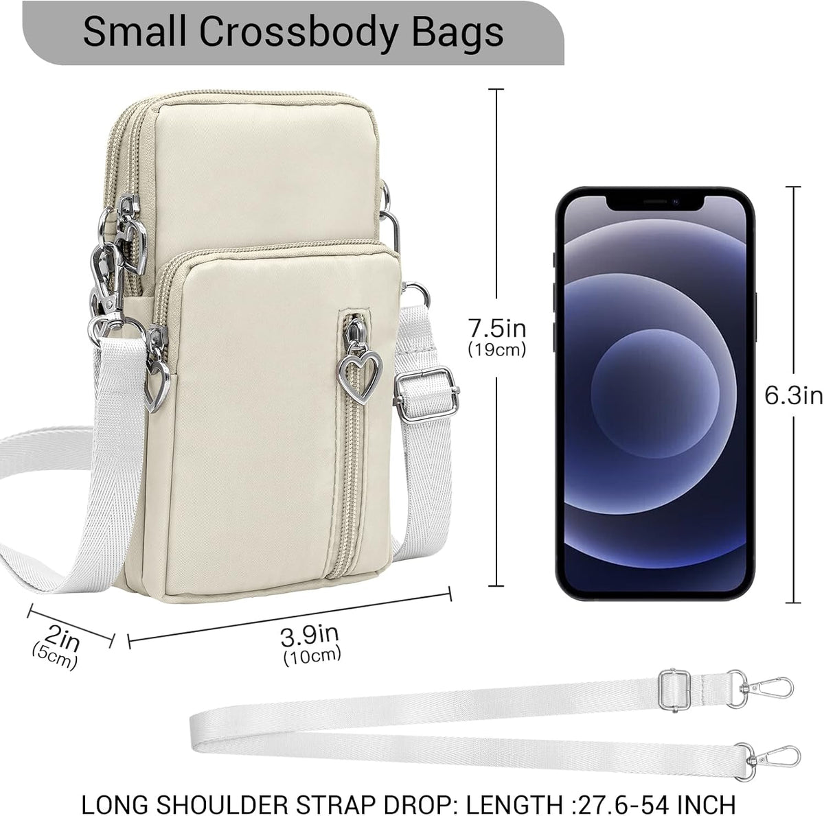 Small Crossbody Bags for Women Travel Pouch Shoulder Bag Cell Phone Purse with Adjustable Strap