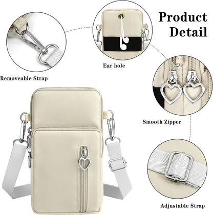 Small Crossbody Bags for Women Travel Pouch Shoulder Bag Cell Phone Purse with Adjustable Strap
