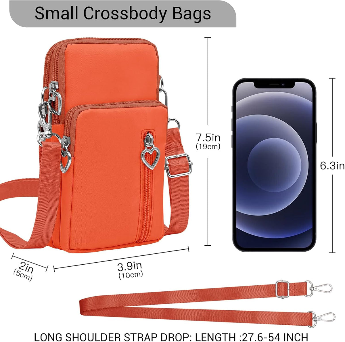 Small Crossbody Bags for Women Travel Pouch Shoulder Bag Cell Phone Purse with Adjustable Strap