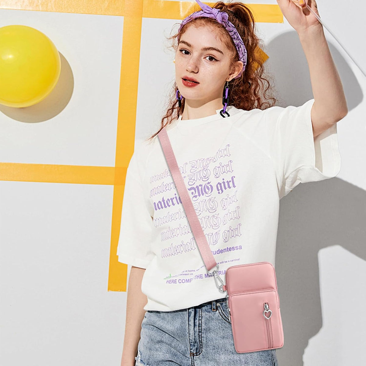 Small Crossbody Bags for Women Travel Pouch Shoulder Bag Cell Phone Purse with Adjustable Strap