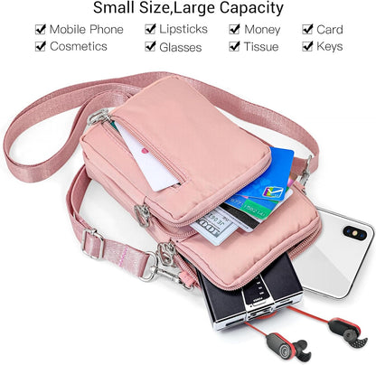 Small Crossbody Bags for Women Travel Pouch Shoulder Bag Cell Phone Purse with Adjustable Strap