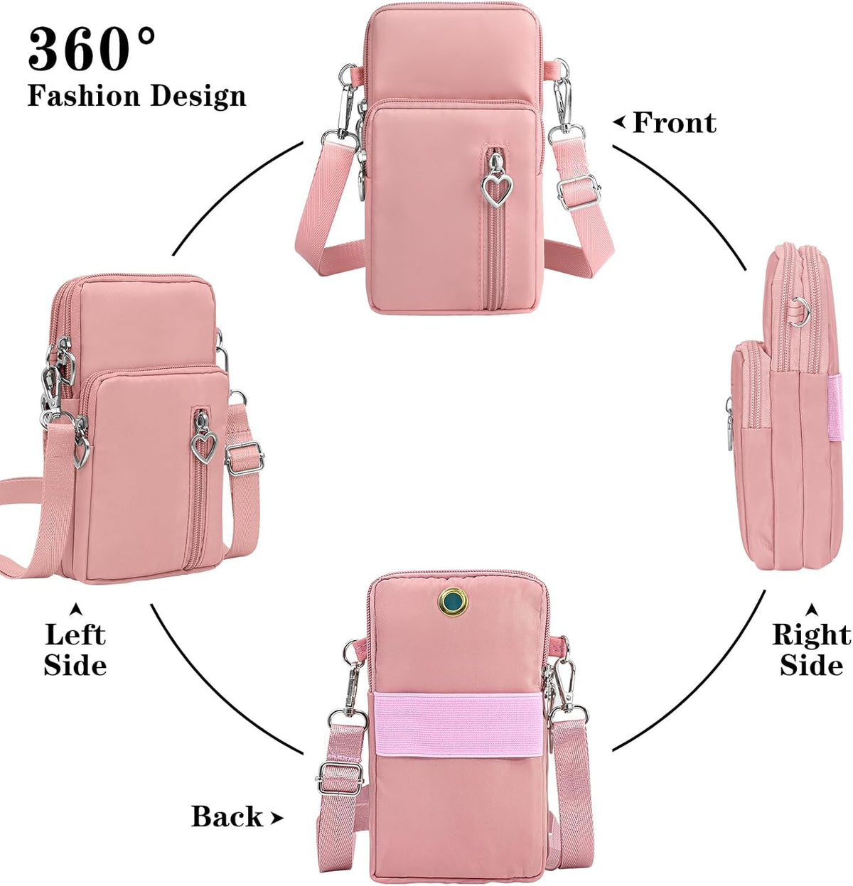 Small Crossbody Bags for Women Travel Pouch Shoulder Bag Cell Phone Purse with Adjustable Strap