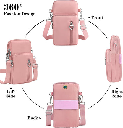 Small Crossbody Bags for Women Travel Pouch Shoulder Bag Cell Phone Purse with Adjustable Strap