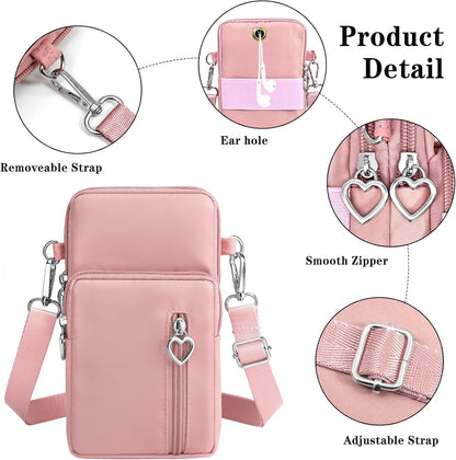 Small Crossbody Bags for Women Travel Pouch Shoulder Bag Cell Phone Purse with Adjustable Strap