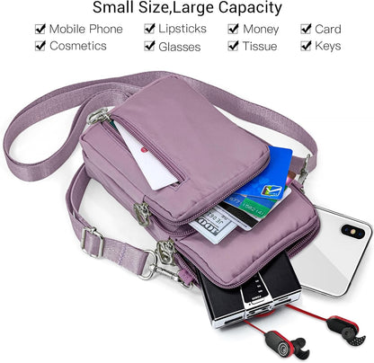 Small Crossbody Bags for Women Travel Pouch Shoulder Bag Cell Phone Purse with Adjustable Strap